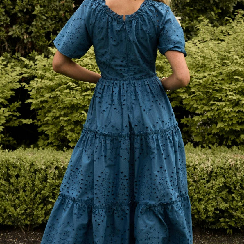 Etta Dress in Cobalt