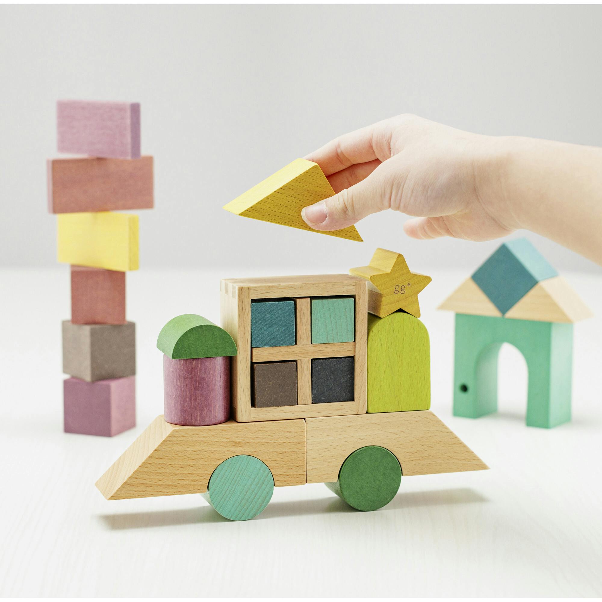 Tsumiki tidy toy block set house
