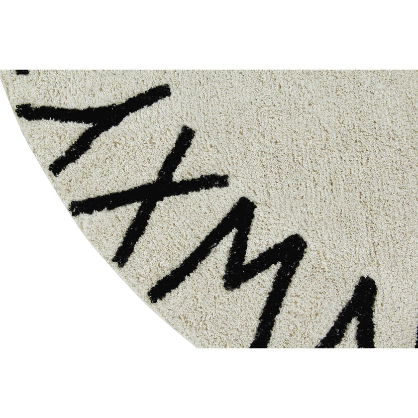 ABC Round Washable Rug