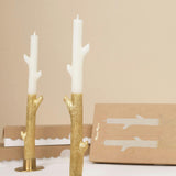 Gold Dipped Stick Candles