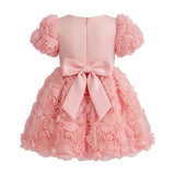 Pink Bow Rosette Dress