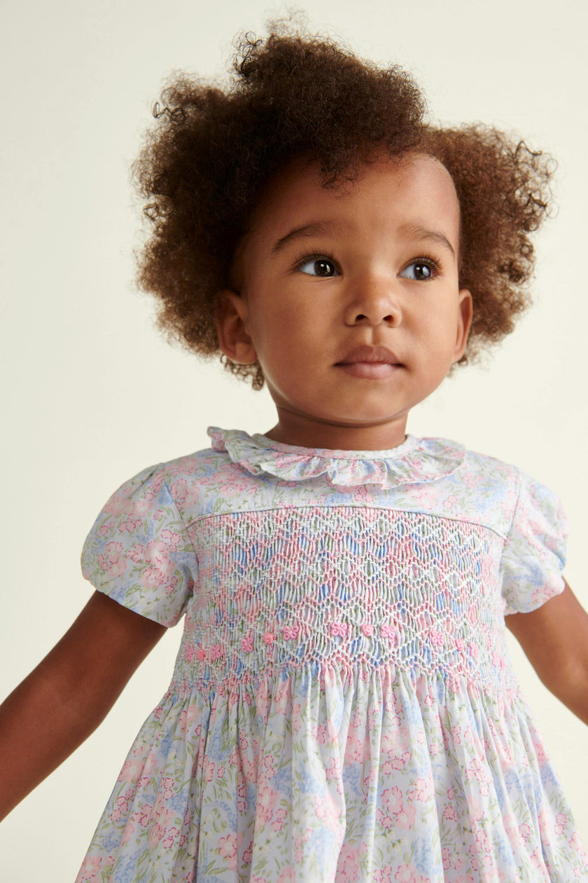 Hand-Smocked Baby Dress