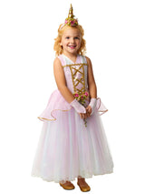 Girls' Pastel Unicorn Princess Costume