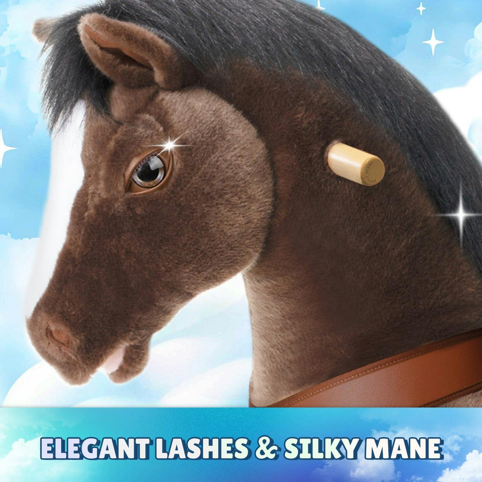 Model Y® Horse Ride-On Toy Age 3–4 – Chocolate Brown