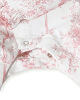 Baby's Twill Madeline Romper in Pink Timeless Toile