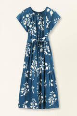 Vienna Maxi Dress in Navy Fig