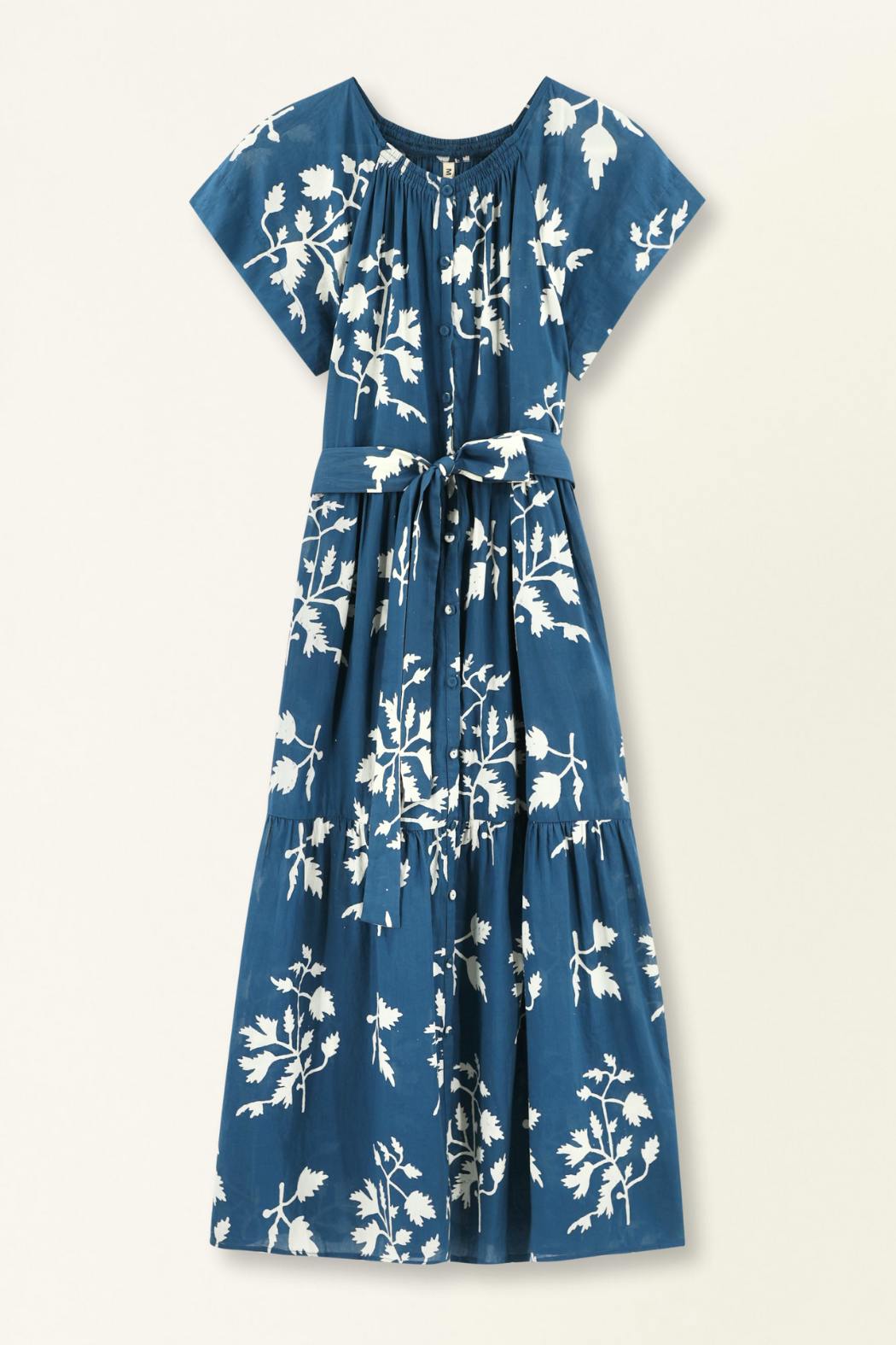 Vienna Maxi Dress in Navy Fig