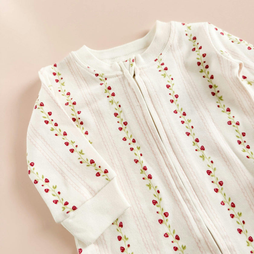 Layette Gift Set - Strawberry and Rose