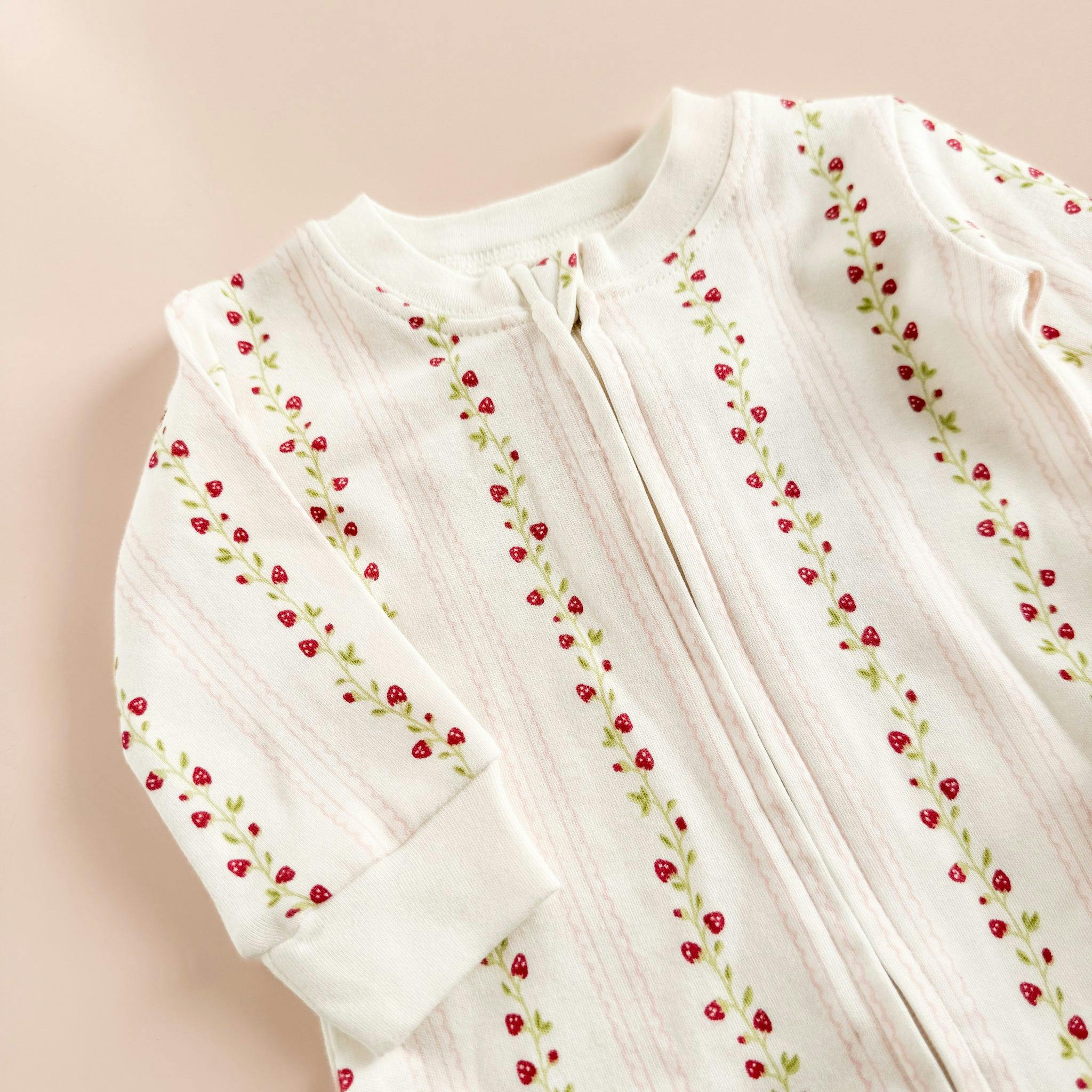 Layette Gift Set - Strawberry and Rose