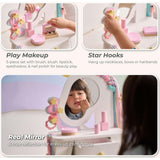 Teamson Kids Dreamy Makeup Vanity Set Mirror & Drawer