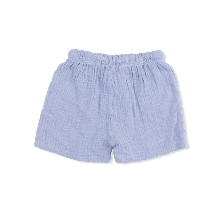 Sunny Sandcastles - Crew Neck Tee with Casual Short