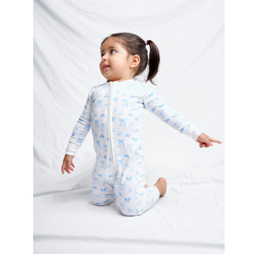 Coquette Zip-up Baby Bodysuit