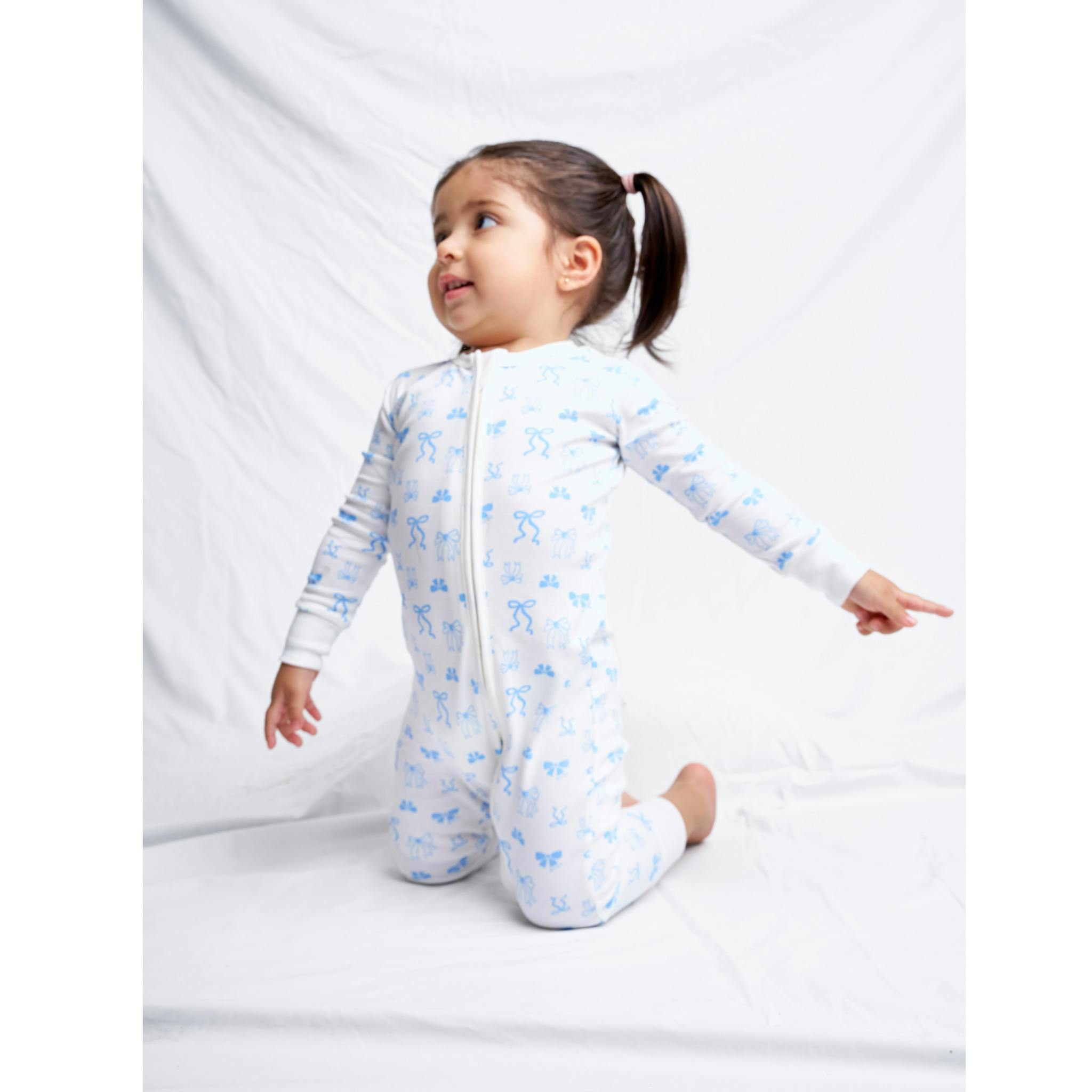 Coquette Zip-up Baby Bodysuit