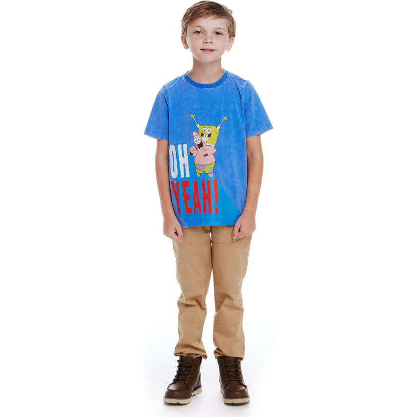 SpongeBob SquarePants™ x Andy & Evan® | Kids (2-12) Acid Wash Besties Tee