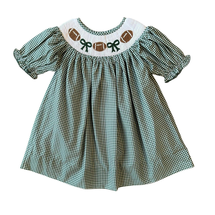 Green Gingham Football - Kate Dress