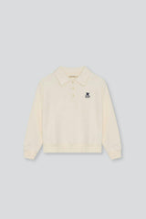 TNS Logo Teen Polo Ecru