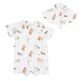 Awesome Dogs - Polo Shortie & Sun Hat