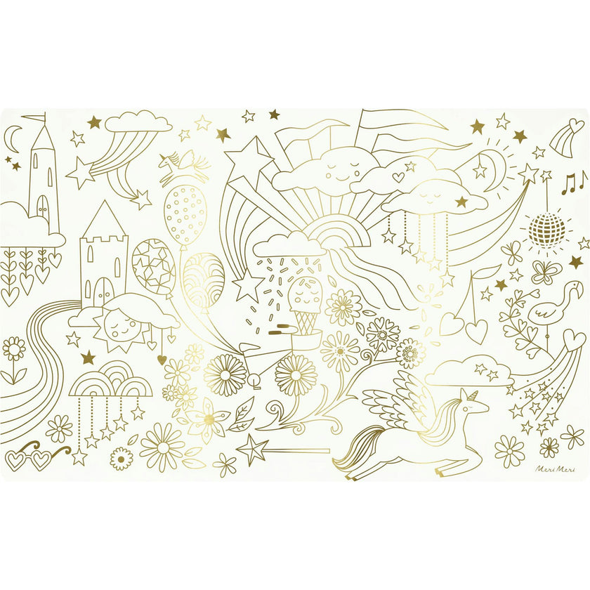 Happy Icons Coloring Placemats