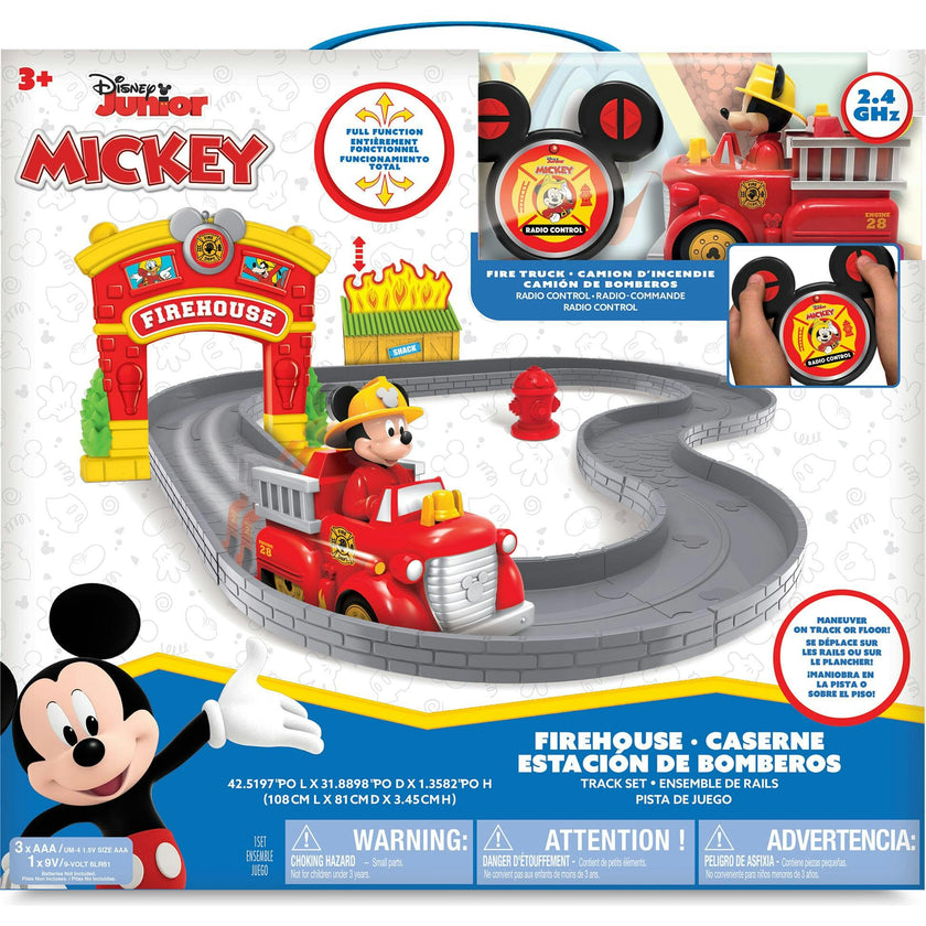 Disney Junior: RC Track Set - Mickey's Firehouse