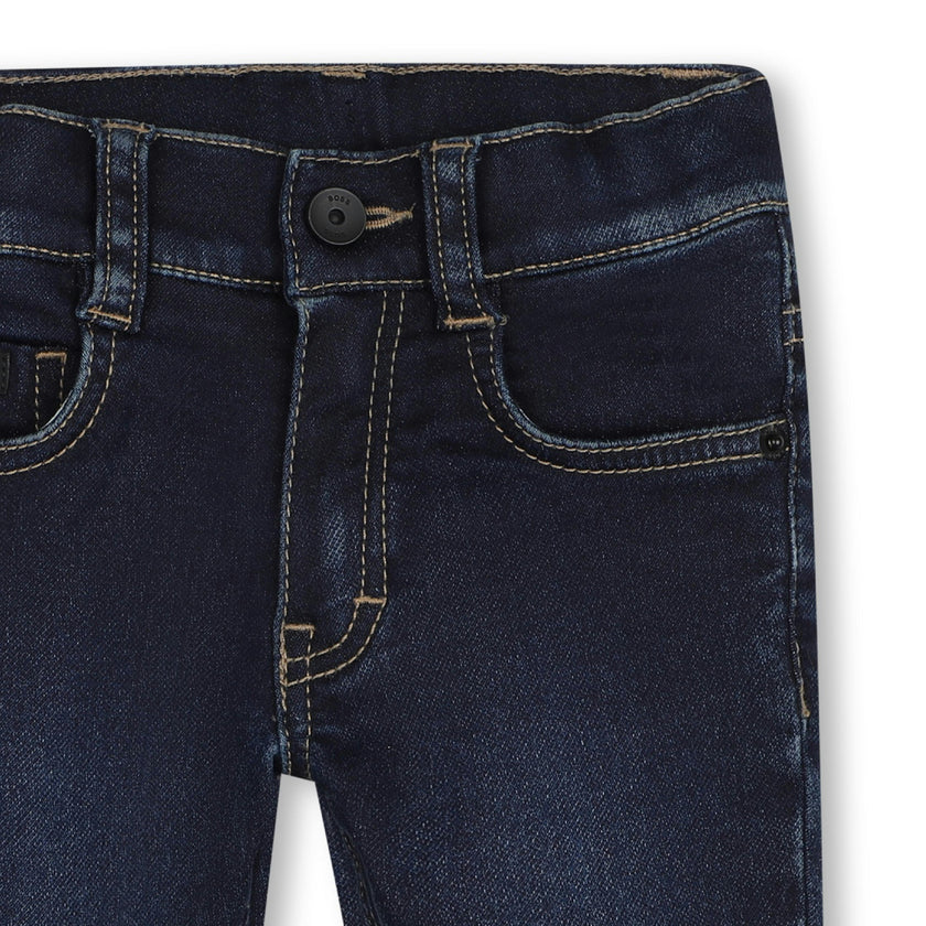 Stone Classic Five-Pocket Denim Jeans