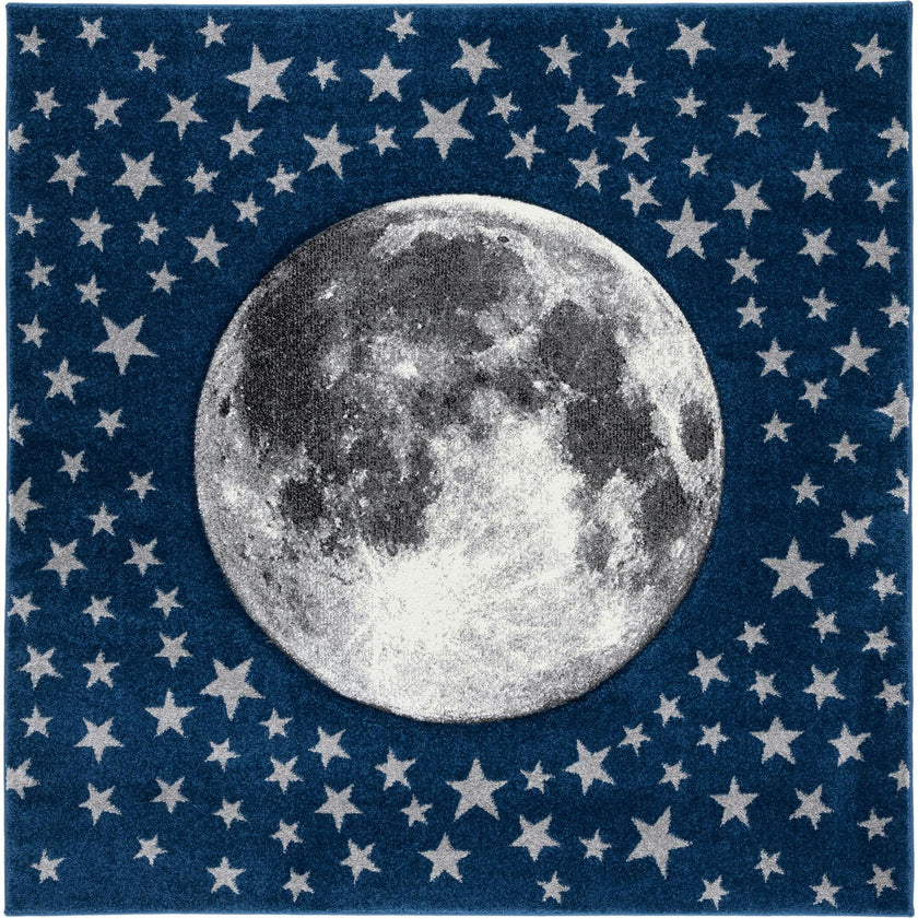 Carousel Kids Buzz Rug, Navy