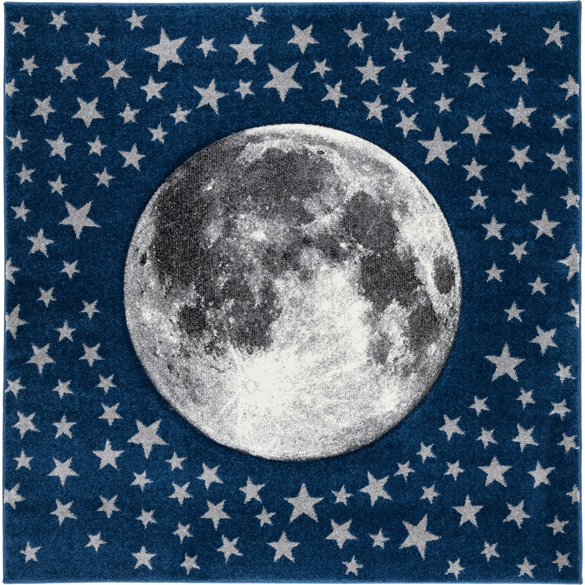 Carousel Kids Buzz Rug, Navy