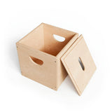 Wooden 14-inch Square Toy Box