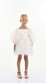 White Bell Mariposa Dress