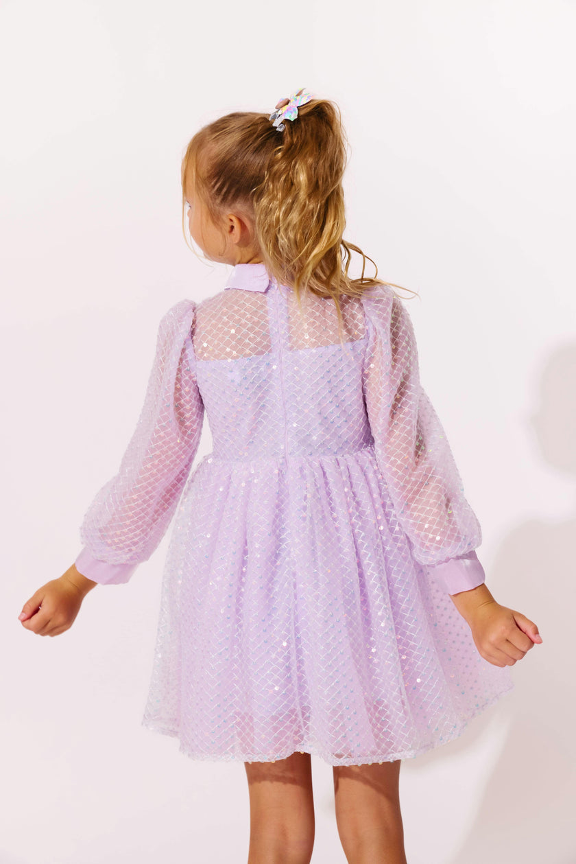 Sequin Party Bow Dress