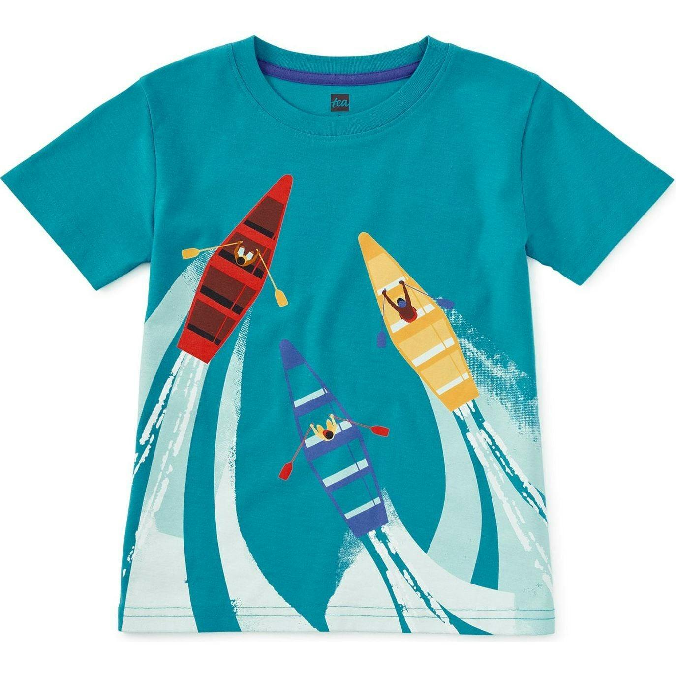 Costa Verde Kayakers Graphic Tee, Blue