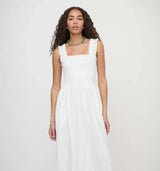 The Ashlyn Nap Dress - White Trellis Broderie