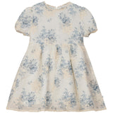 Woven Flower Embroidered Dress