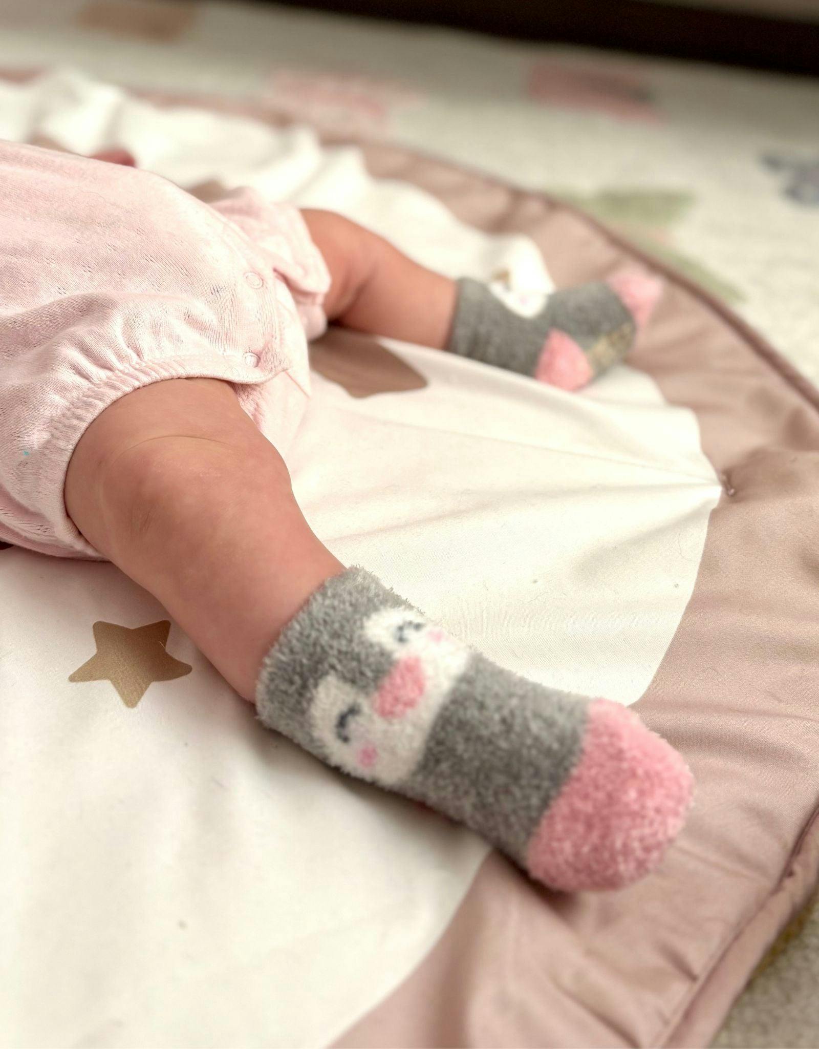 Little Grey Cozy 3pk Infant Hosiery