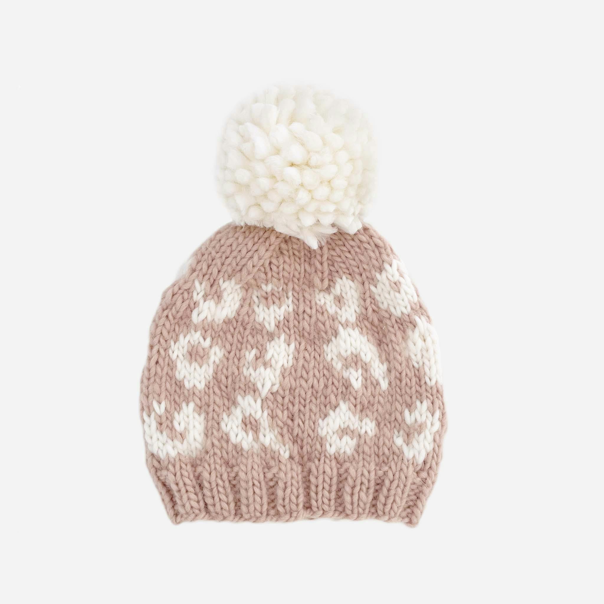 Cheetah Hat - Blush/Cream