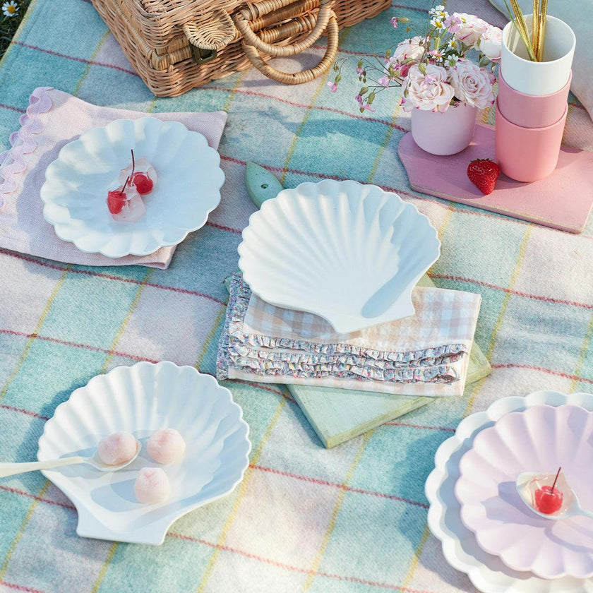 Natural Reusable Bamboo Shell Plates