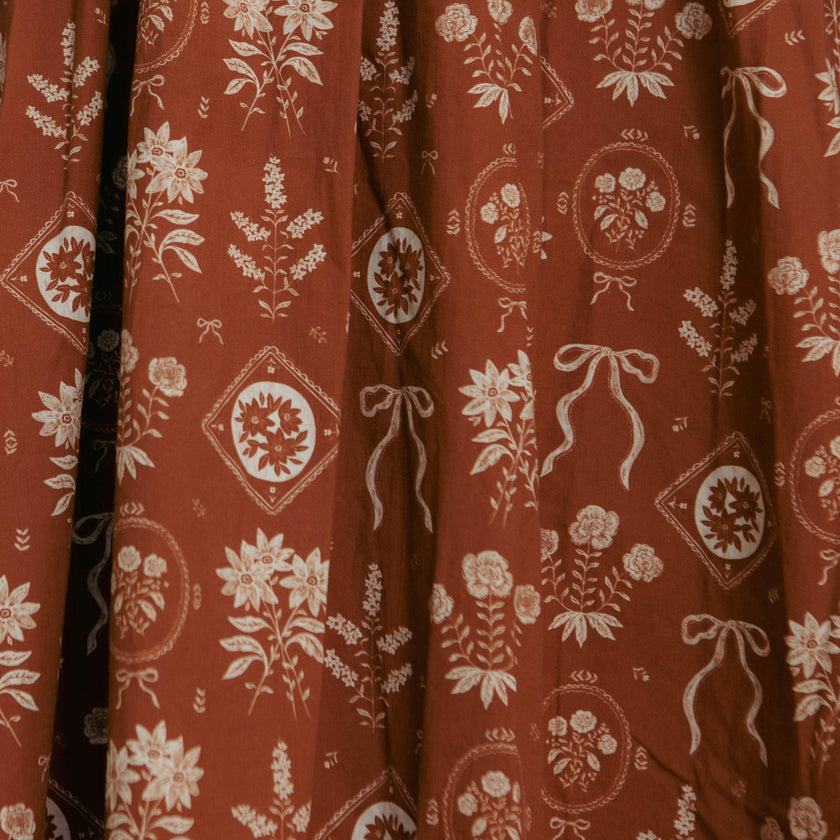 Nash Dress in Sepia Bows