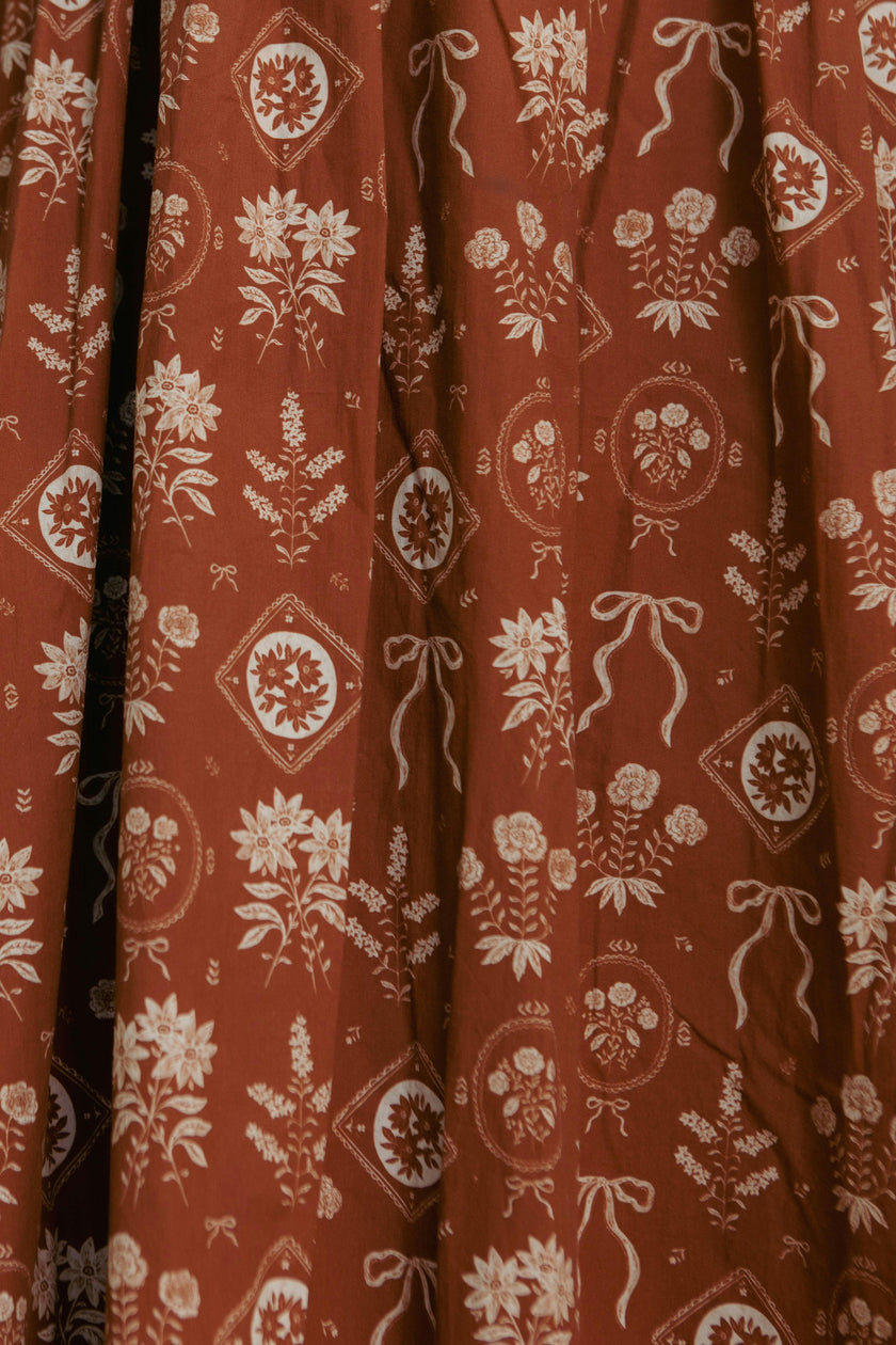 Nash Dress in Sepia Bows