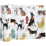 Cotton Muslin Swaddle Blanket - Woof