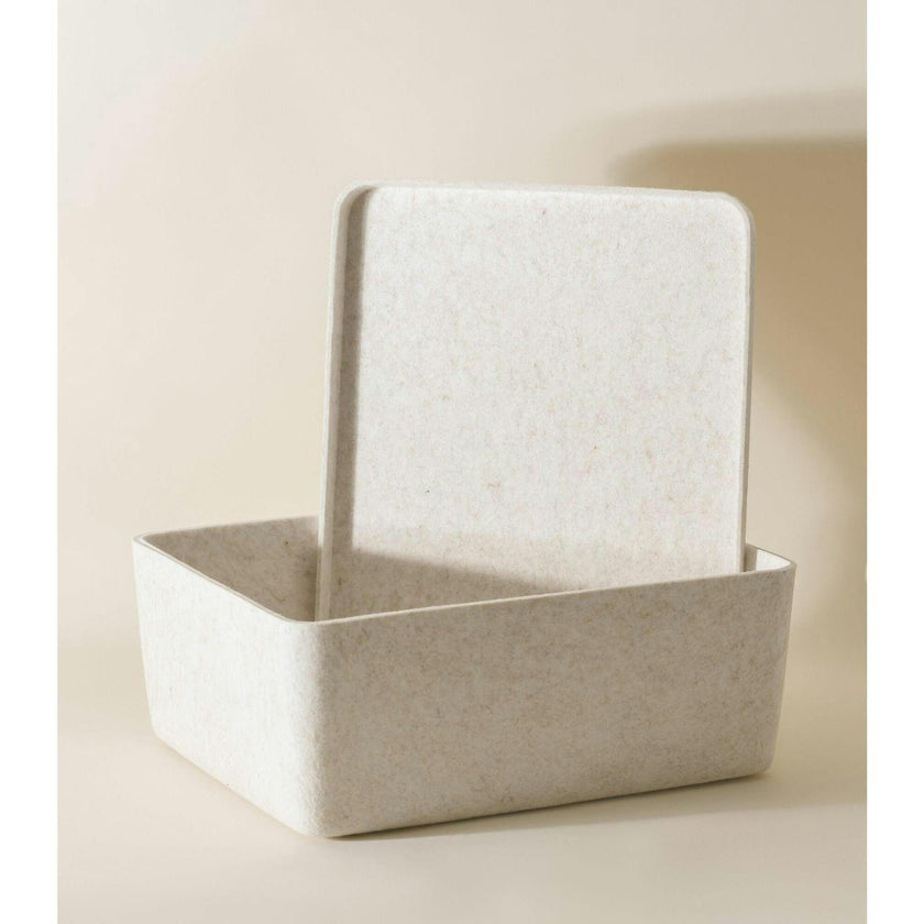 The Sculpted Bin - Large with Lid