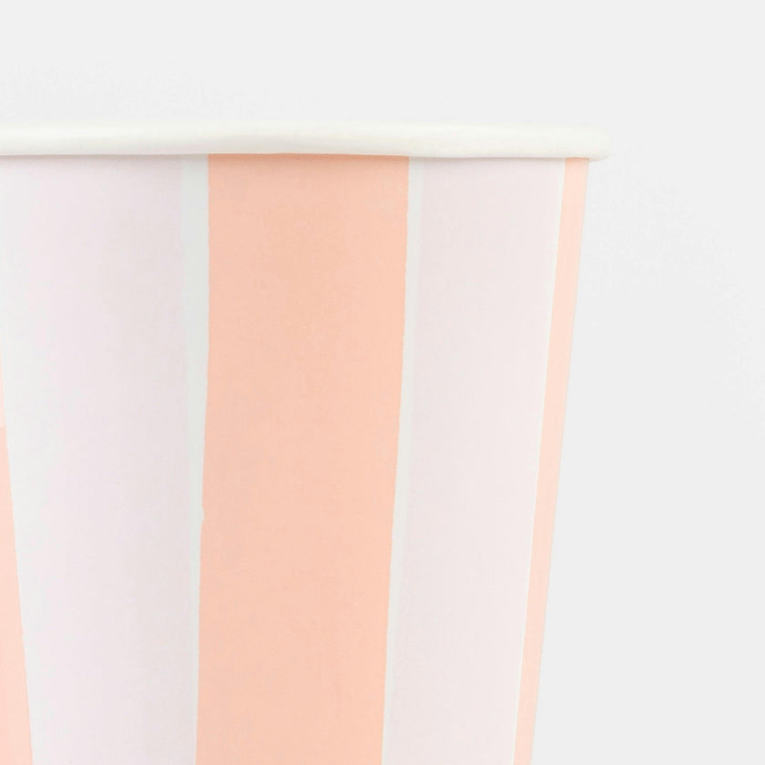 Pastel Stripe Cups