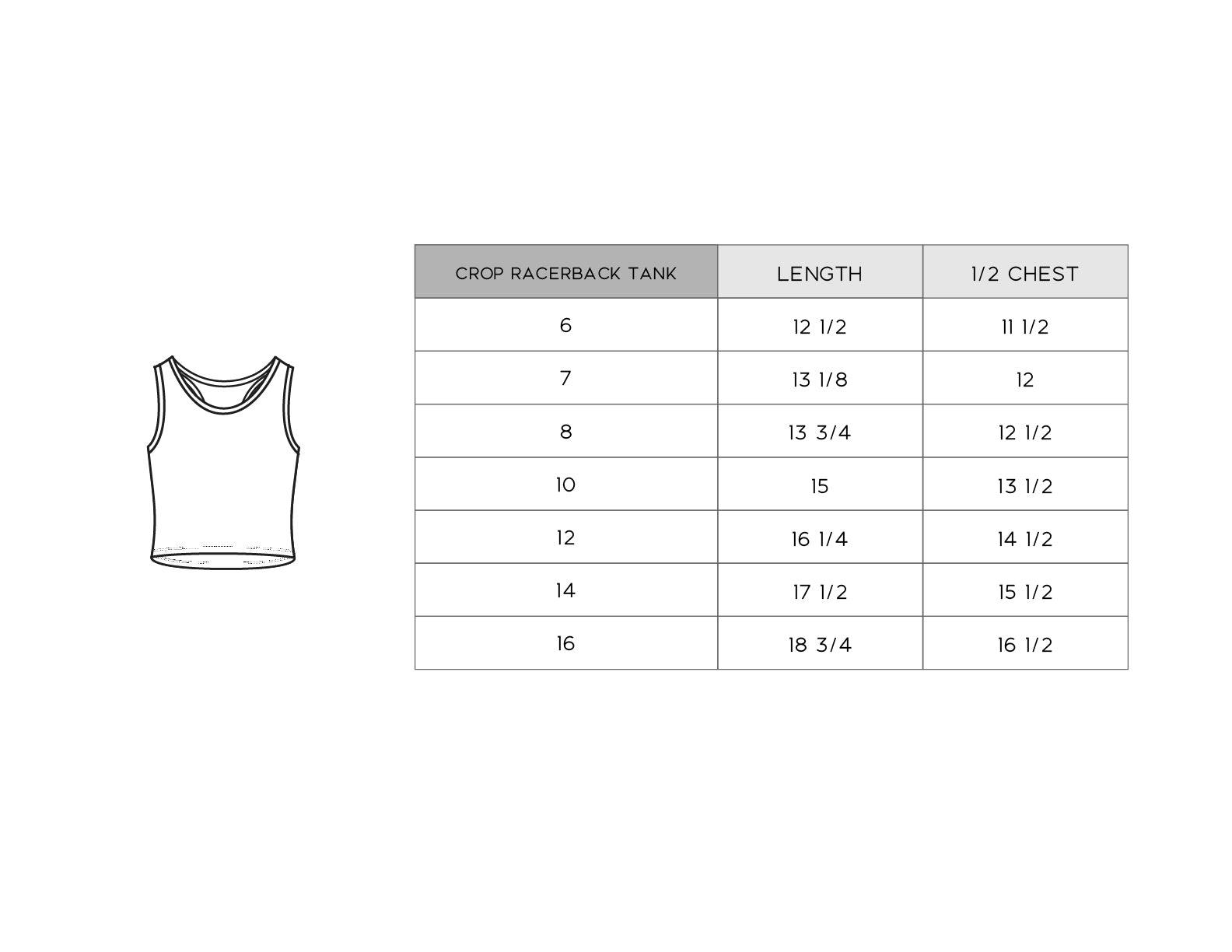 Crop Racerback Tank
