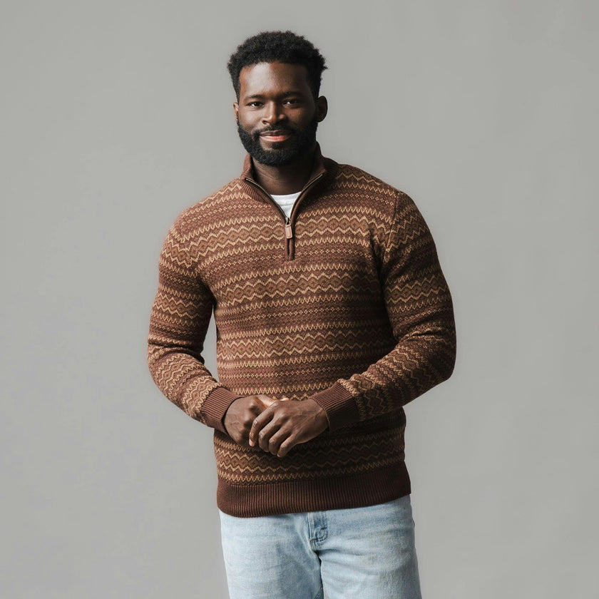 Organic Half Zip Pullover