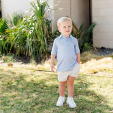 Will Boys' Performance Polo by LH Sport - Fetch Classic Blue