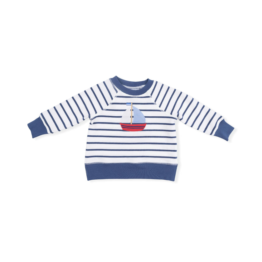 Bubbly Sailboat - Raglan Sweatshirt
