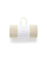Textured Knit Blanket Wheat melange
