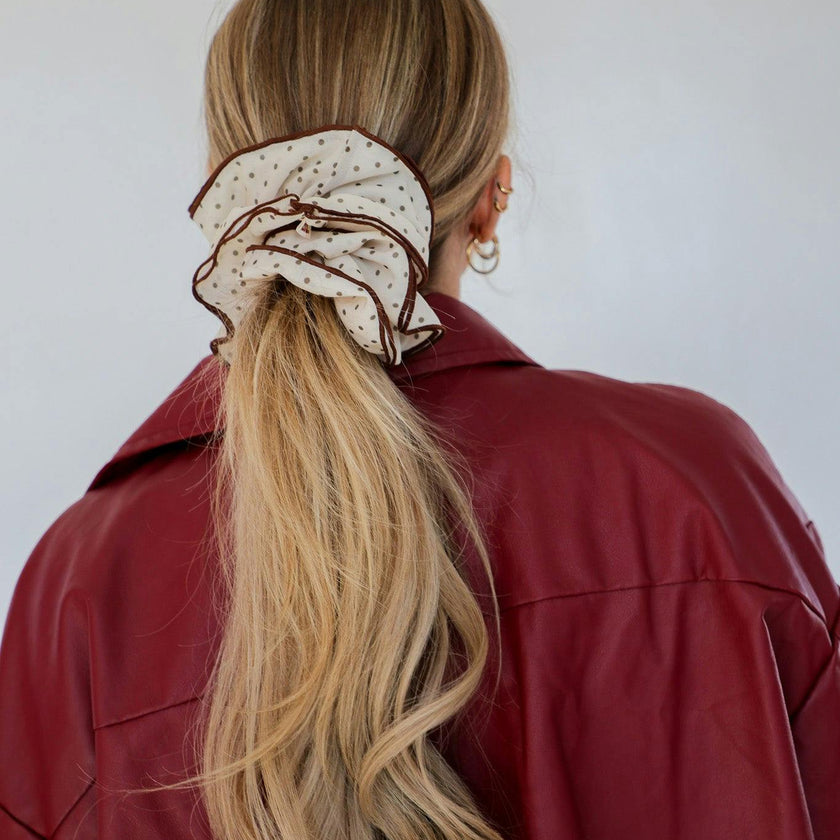 POLKA DOT CORSET SCRUNCHIE