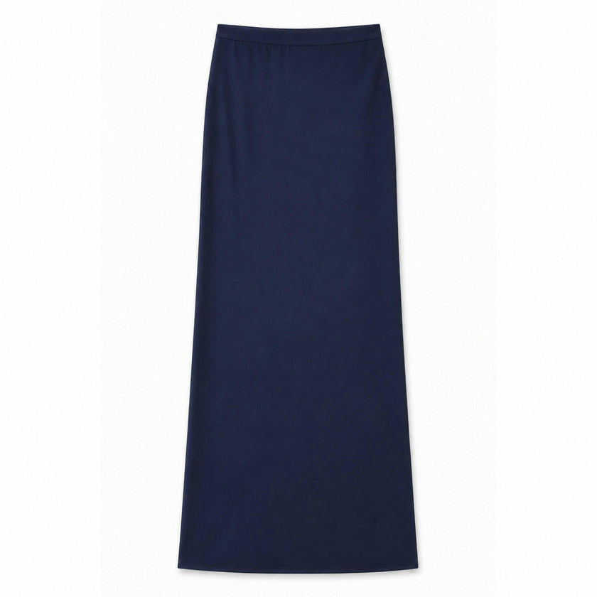 Joey Satin Maxi - Navy
