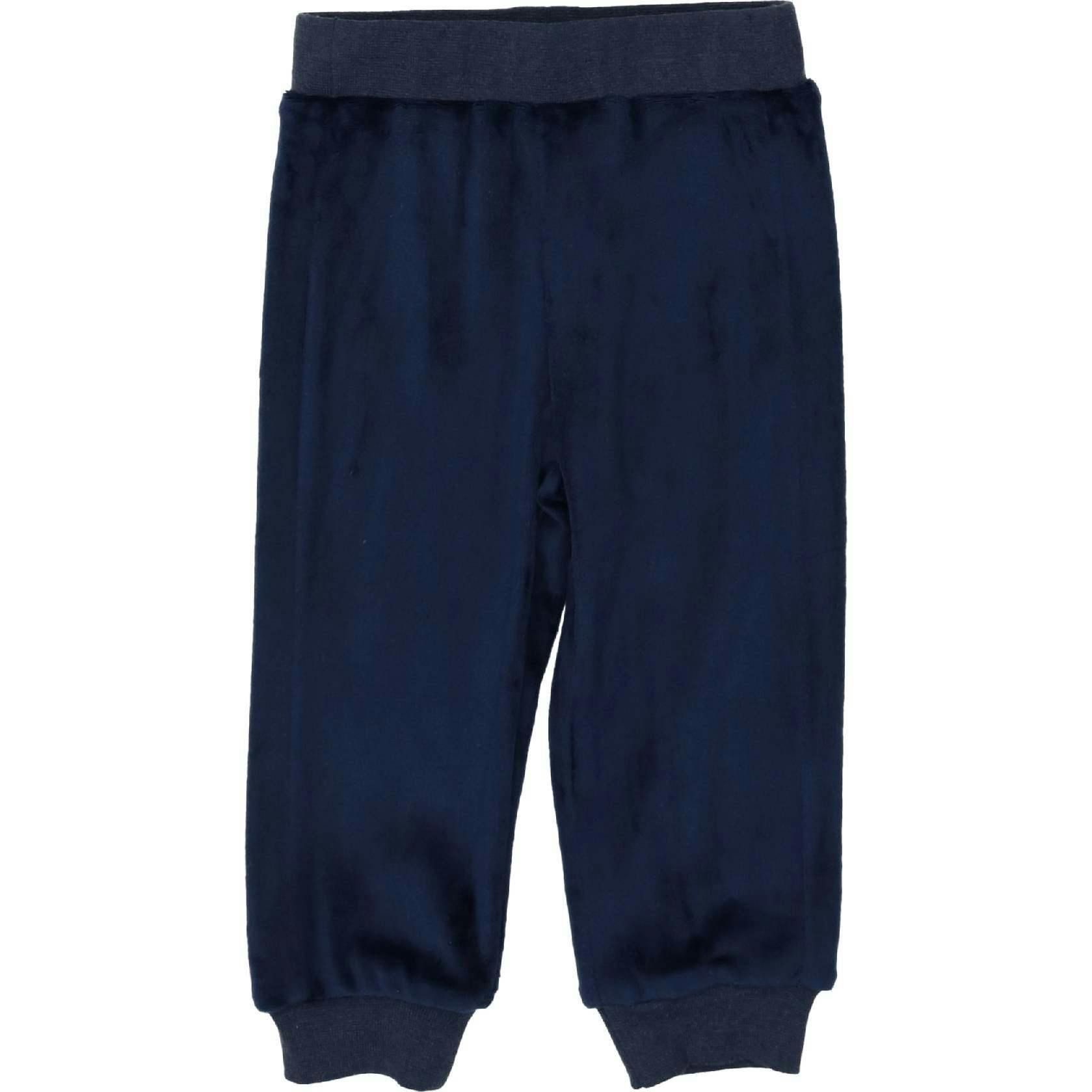 Velour Ribbed Waist & Cuff Crew Pants