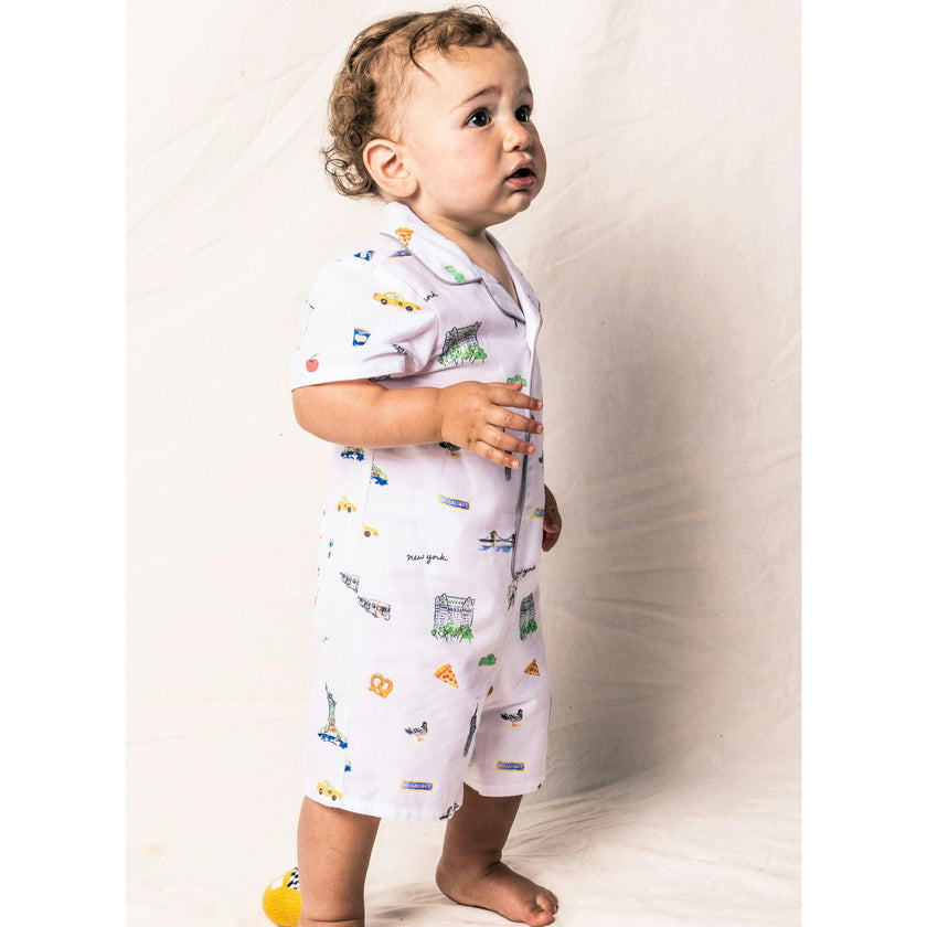 Baby's Twill Summer Romper in New York! New York!