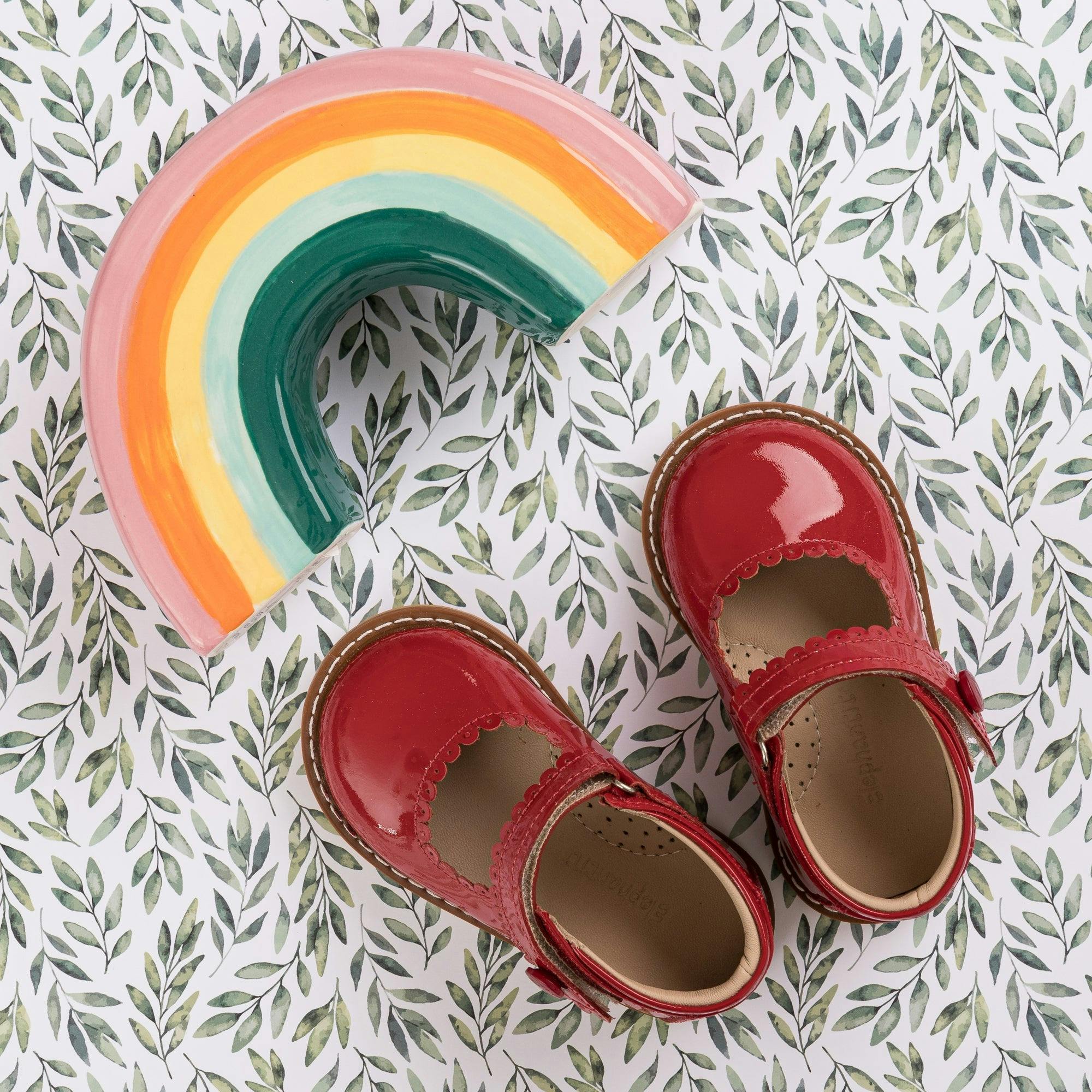 Toddler Mary Jane | Red Patent Leather